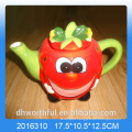 2016 new arrival ceramic pear teapot